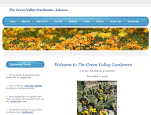 Tablet Screenshot of greenvalleygardeners.com